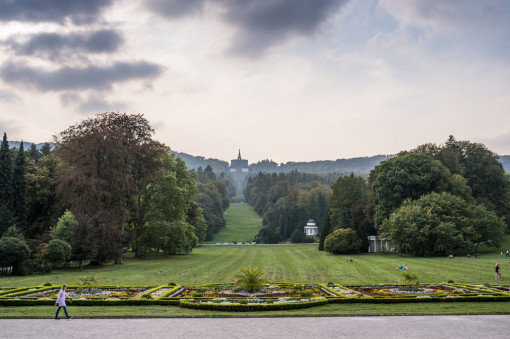 Europe's biggest formal hillside park