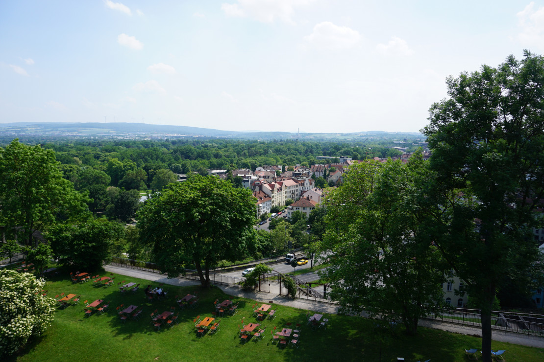 Aussicht von der GRIMMWELT 