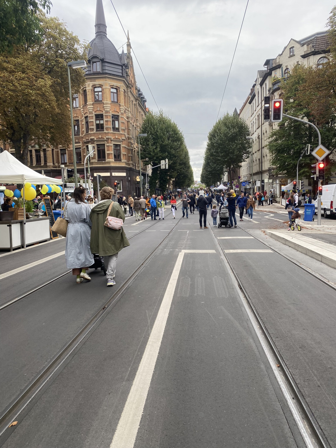 Das Quartierfest auf der Friedrich-Ebert-Straße in Kassel