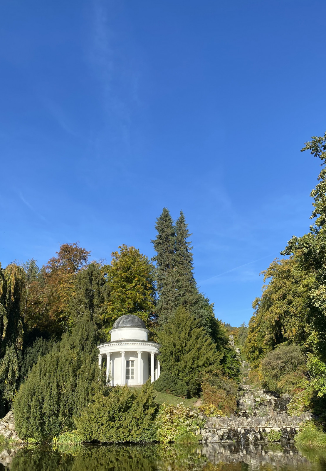 Fontänenteich im Bergpark Kassel