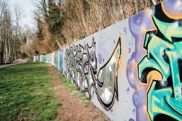 Graffitis im Nordstadtpark | Foto: Hier im Quartier Can Wagener