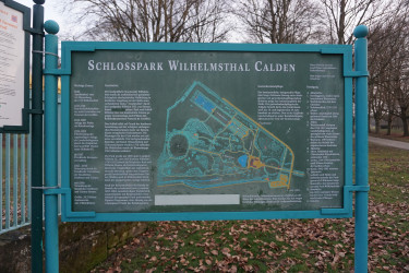 Information im Schlosspark Wilhelmsthal Calden - Copyright: Kassel Marketing GmbH