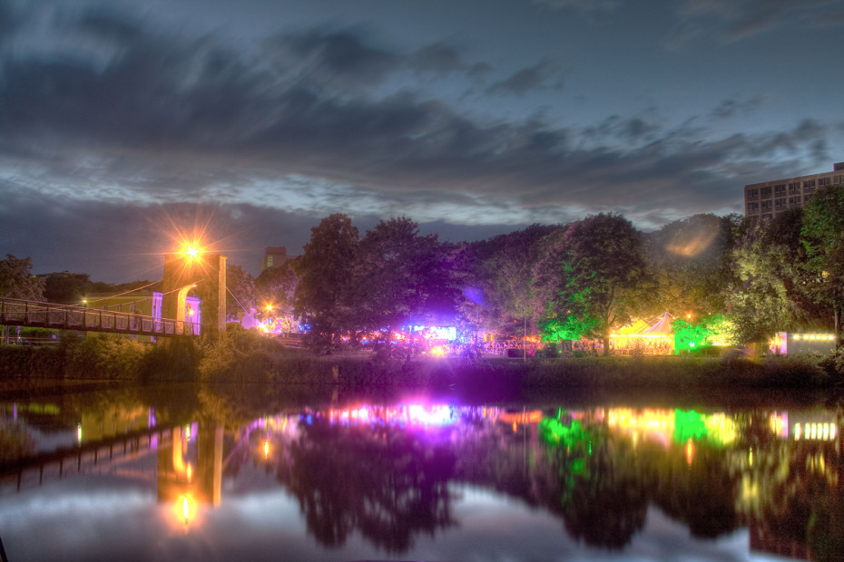 Kulturzelt Kassel: Music and summer air at the Fulda river