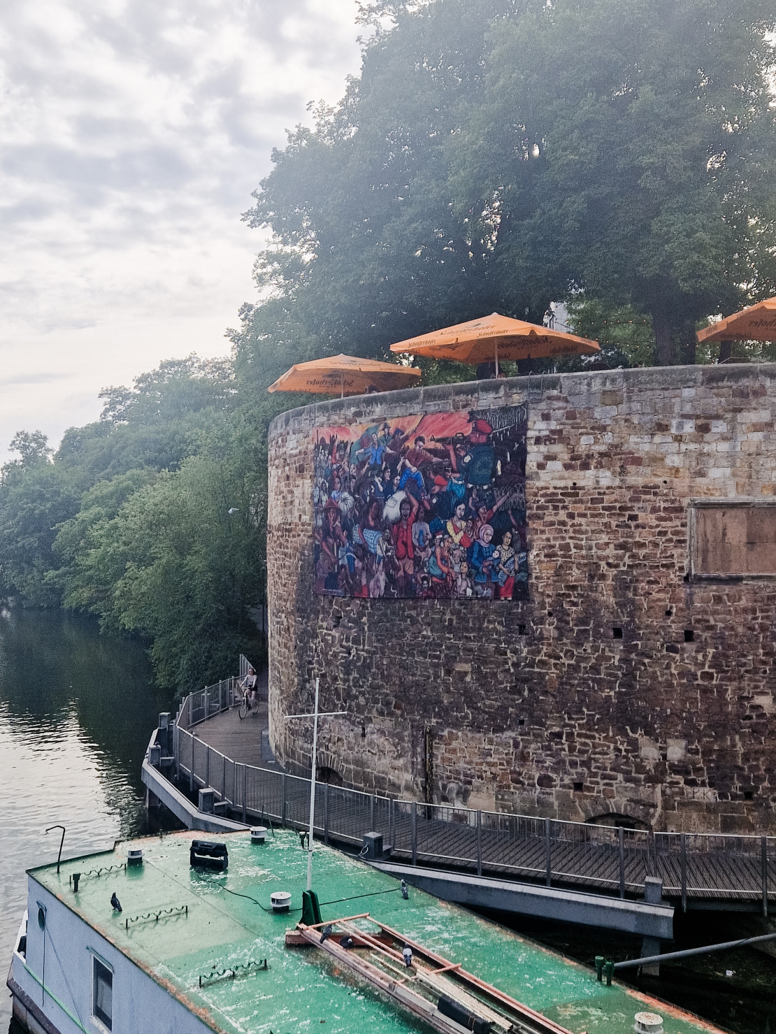 Kunst am Biergarten Rondell in Kassel