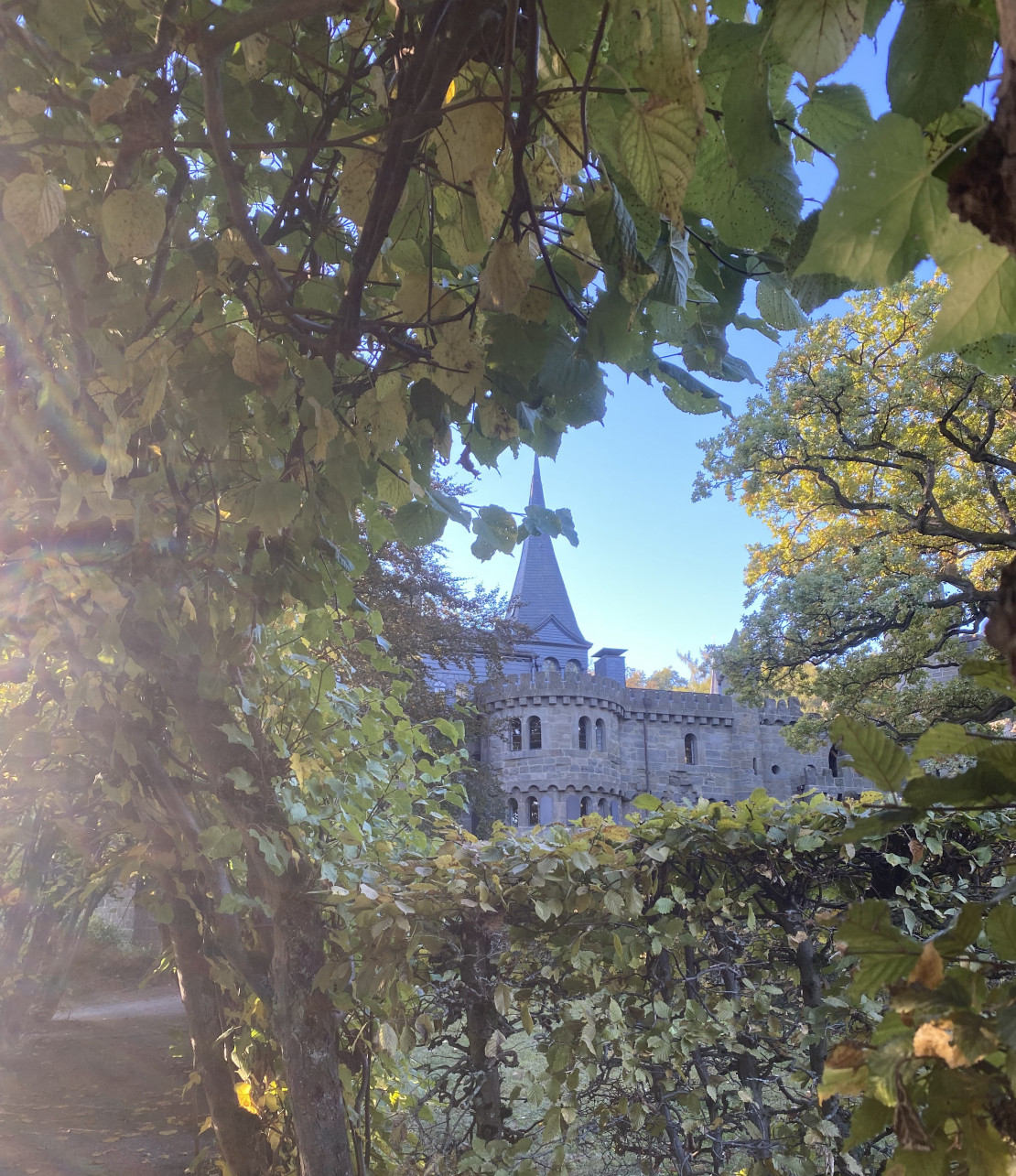 Löwenburg von außen in Kassel