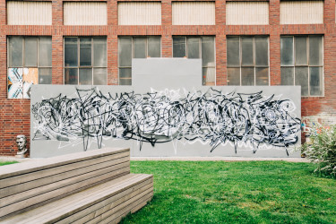 Mural am Workspace im Schillerviertel