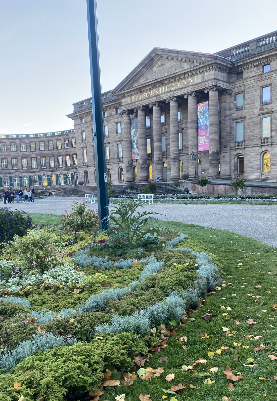 Schloss Wilhelmshöhe von vorne im Bergpark Kassel