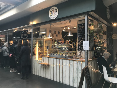 Stand in der Markthalle Kassel