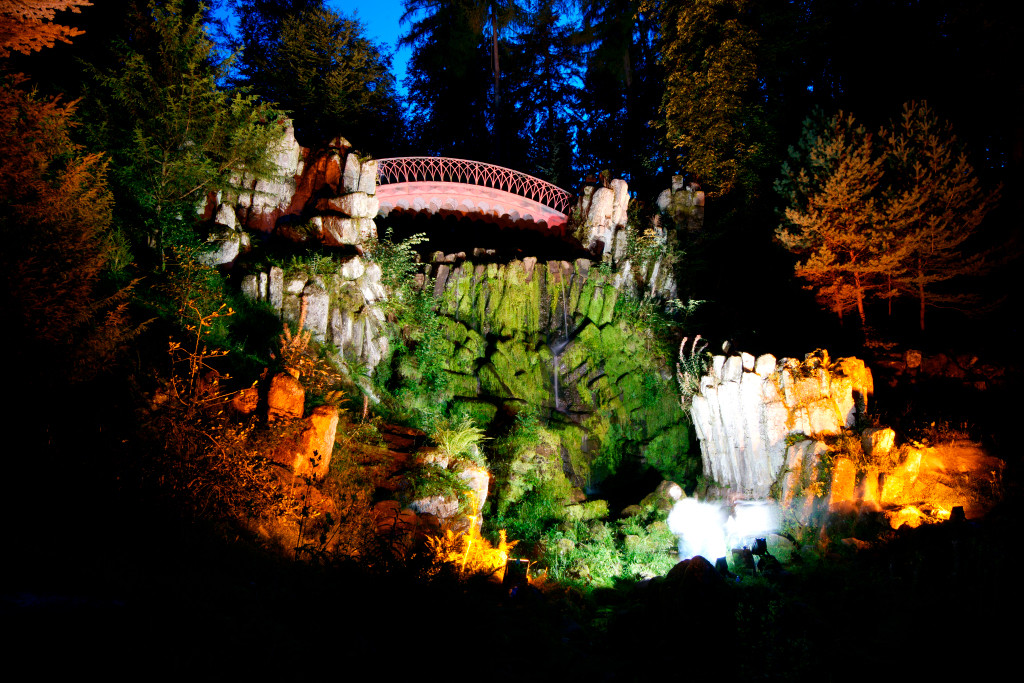Teufelsbrücke im UNESCO-Welterbe Bergpark Wilhelmshöhe