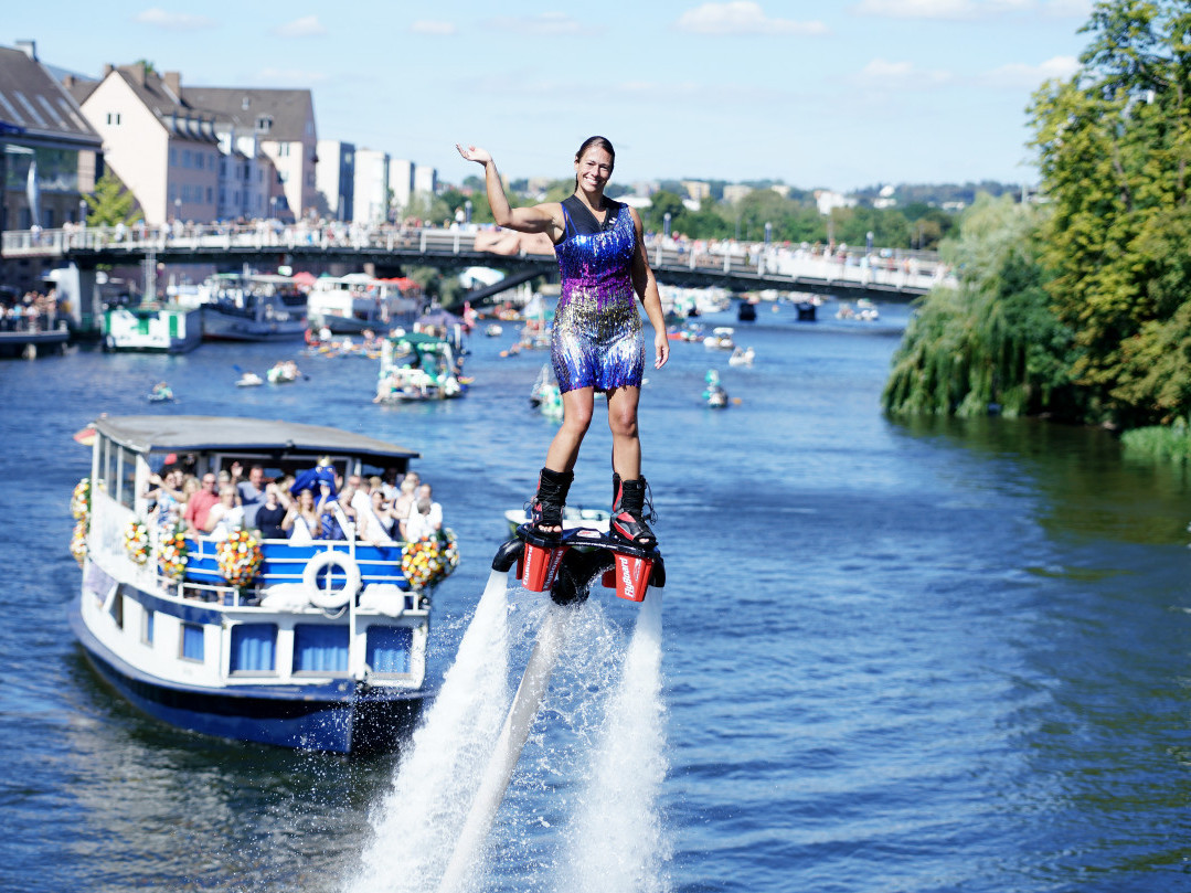 Wasserfestzug beim Zissel in Kassel