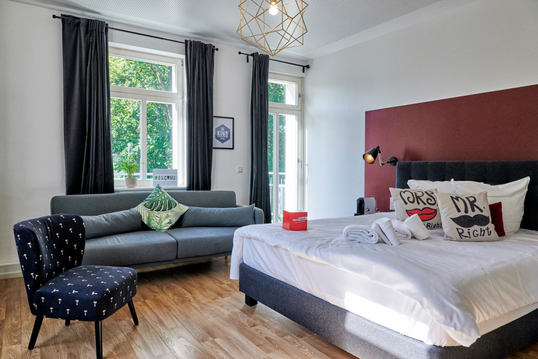 Zimmer im Boutique-Hotel Palmenbad in Kassel